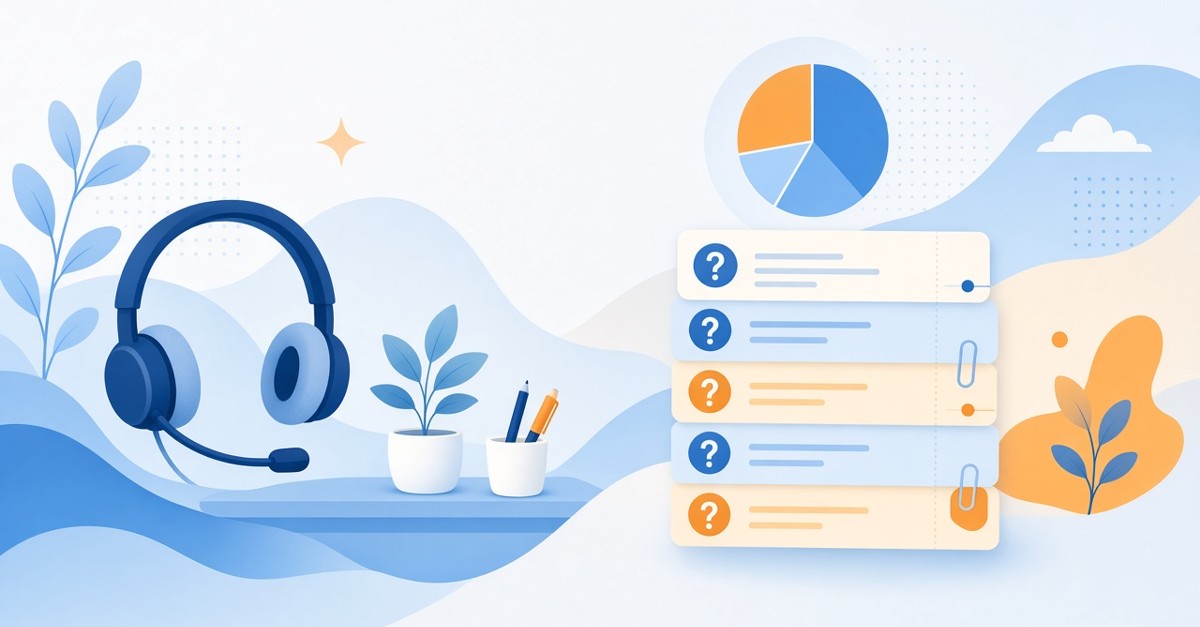 Illustration: Helpdesk und How-to-Fragen