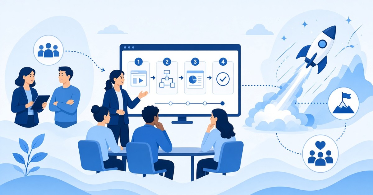 Illustration: Key- und End-User-Enablement